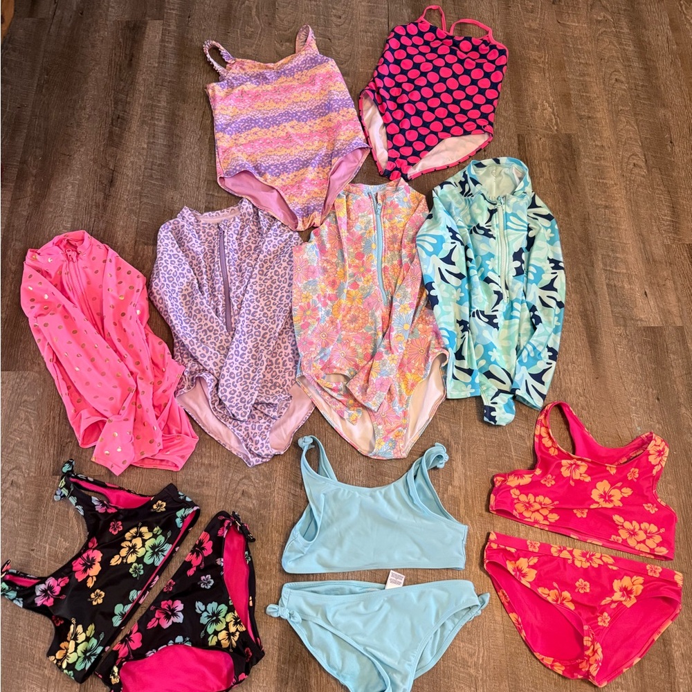 Colorful Kids Swimwear Set